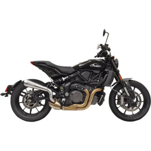 PartzBiz HD: 3464985-Bassani 4” High Short Megaphone Slip On Muffler Exhaust Pipes 19 Indian FTR1200