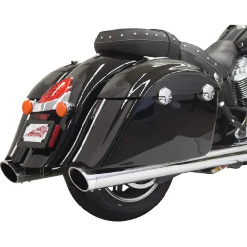 PartzBiz HD: 3465026-Bassani 4 Performance Slip-On Mufflers Exhaust Indian 14-19 Chieftain Roadmaster PartzBiz HD: 3465026-Bassani 4 Performance Slip-On Mufflers Exhaust Indian 14-19 Chieftain Roadmaster