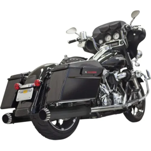 PartzBiz HD: 3471844-Bassani 4” Quiet DNT Black Megaphone Slip On Mufflers Pipes Harley Touring 99-16 PartzBiz HD: 3471844-Bassani 4” Quiet DNT Black Megaphone Slip On Mufflers Pipes Harley Touring 99-16