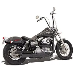 PartzBiz HD 1D32RB - Bassani Black Road Rage II Mega Phone Power 2 into 1 Exhaust Pipe Harley Dyna PartzBiz HD 1D32RB - Bassani Black Road Rage II Mega Phone Power 2 into 1 Exhaust Pipe Harley Dyna