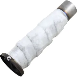 PartzBiz HD B22122Q - Bassani Replacement Quiet Baffle Road Rage III 4” 2 Into 1 Harley Big Twin 86+