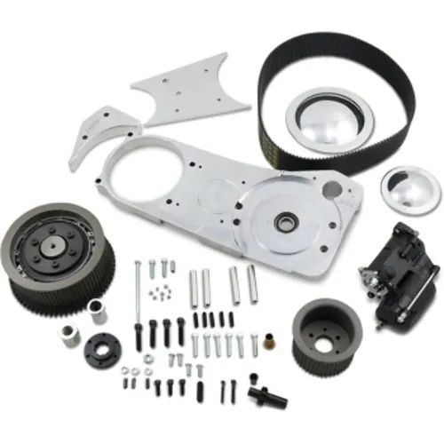 PartzBiz HD: 3481547-BDL Polished Closed 8mm 3 Belt Drive Quiet Clutch System Harley 70-78 Shovelhead PartzBiz HD: 3481547-BDL Polished Closed 8mm 3 Belt Drive Quiet Clutch System Harley 70-78 Shovelhead