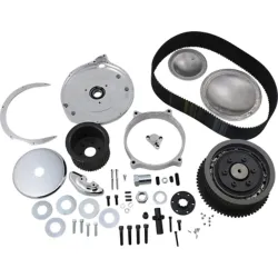PartzBiz HD SHS-630 - BDL 3” Shorty Open Belt Drive Primary Kit 1970-1978 Harley Shovelhead Big Twin PartzBiz HD SHS-630 - BDL 3” Shorty Open Belt Drive Primary Kit 1970-1978 Harley Shovelhead Big Twin