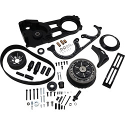 PartzBiz HD EVO-220-B - BDL Black Anodized 2” Open Primary Billet Belt Drive Kit Harley Touring 90-06 PartzBiz HD EVO-220-B - BDL Black Anodized 2” Open Primary Billet Belt Drive Kit Harley Touring 90-06