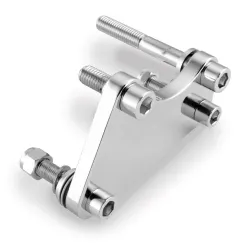 PartzBiz HD 148200 - Chrome Brake Caliper Mount Adapter Converts 2000-Up To Fit 84-99 Harley Chopper PartzBiz HD 148200 - Chrome Brake Caliper Mount Adapter Converts 2000-Up To Fit 84-99 Harley Chopper