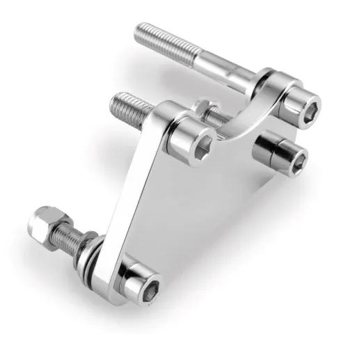 PartzBiz HD: 3445217-Chrome Brake Caliper Mount Adapter Converts 2000-Up To Fit 84-99 Harley Chopper PartzBiz HD: 3445217-Chrome Brake Caliper Mount Adapter Converts 2000-Up To Fit 84-99 Harley Chopper