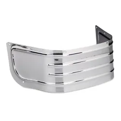 PartzBiz HD 74576 - Chrome Replacement Ribbed Fender กระโปรงเคล็ดลับ Harley Softail Touring Electra Glide PartzBiz HD 74576 - Chrome Replacement Ribbed Fender กระโปรงเคล็ดลับ Harley Softail Touring Electra Glide