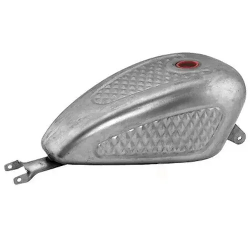 PartzBiz HD: 3442217-3.3 Gallon EFI Gas Tank Diamond Pleated Indented Harley Sportster XL 2007-2021 PartzBiz HD: 3442217-3.3 Gallon EFI Gas Tank Diamond Pleated Indented Harley Sportster XL 2007-2021