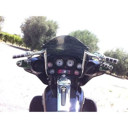 PartzBiz HD: 3443283-Bikers Choice Chrome 13 Prime Apes Bars Handlebars Harley Touring Bagger 96-2018
