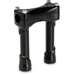 PartzBiz HD 6403-201-10 - Biltwell Black Murdock 10” Straight Steel Risers Clamp Harley Softail Dyna XL PartzBiz HD 6403-201-10 - Biltwell Black Murdock 10” Straight Steel Risers Clamp Harley Softail Dyna XL