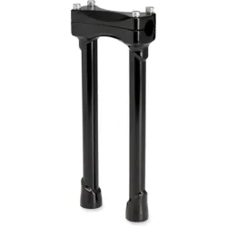 PartzBiz HD 6403-201-12 - Biltwell Black Murdock 12” Straight Steel Risers Clamp Harley Softail Dyna XL PartzBiz HD 6403-201-12 - Biltwell Black Murdock 12” Straight Steel Risers Clamp Harley Softail Dyna XL