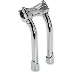 PartzBiz HD 6404-105-10 - Biltwell Chrome Murdock 10” Pullback Steel Risers Clamp Harley Softail Dyna XL PartzBiz HD 6404-105-10 - Biltwell Chrome Murdock 10” Pullback Steel Risers Clamp Harley Softail Dyna XL