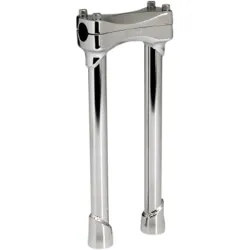 PartzBiz HD 6403-105-12 - Biltwell Chrome Murdock 12” Straight Steel Risers Clamp Harley Softail Dyna XL PartzBiz HD 6403-105-12 - Biltwell Chrome Murdock 12” Straight Steel Risers Clamp Harley Softail Dyna XL