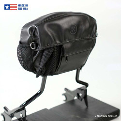 PartzBiz HD 681151 - พนักพิงผู้โดยสาร Bone Mountain Triple Threat สีดำ Harley Metric Organizer PartzBiz HD 681151 - พนักพิงผู้โดยสาร Bone Mountain Triple Threat สีดำ Harley Metric Organizer