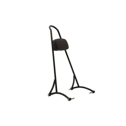 PartzBiz HD B13-1501B - Burly Black Tall Sissy Bar Pad Backrest Harley Sportster Xl 04-20 Chopper Bobber PartzBiz HD B13-1501B - Burly Black Tall Sissy Bar Pad Backrest Harley Sportster Xl 04-20 Chopper Bobber
