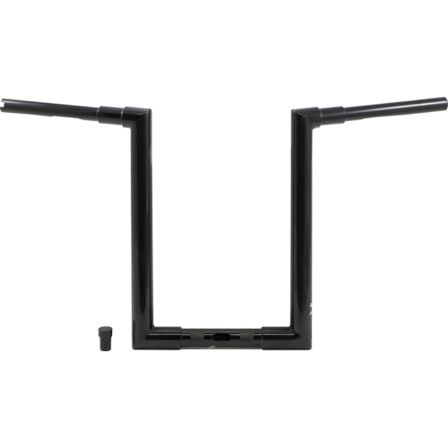 PartzBiz HD: 3488340-Burly Jason 1-1/2” Ape Hanger Handlebars 16” Black Harley Notched Slotted Dimpled