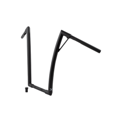 PartzBiz HD B12-7011TB - Burly Louie Ape Hanger Handlebar Textured Matte Black 19” Knurled Notched Harley