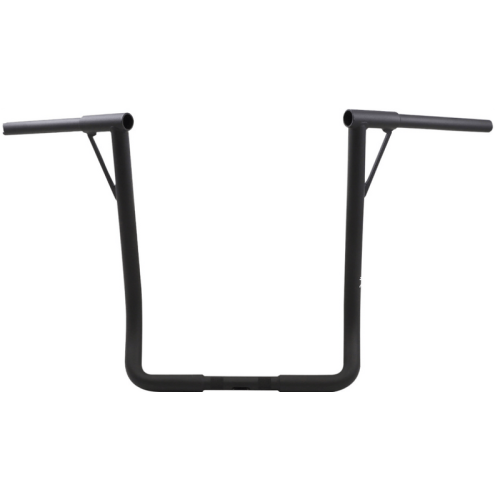 PartzBiz HD: 3488354-Burly Louie B 1-1/4” Ape Handlebars 19” Black Harley Notched Slotted Drilled
