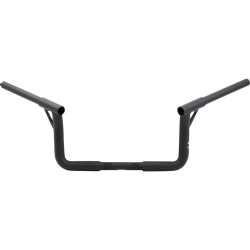 PartzBiz HD B12-7007TB - Burly Louie B 1-1/4” Ape Handlebars 8.5” Black Harley Notched Slotted Drilled