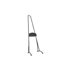 PartzBiz HD B13-1507B - Burly Stupid Tall Sissy Bar 40” Steel Black Backrest Harley XL Sportster 04-22