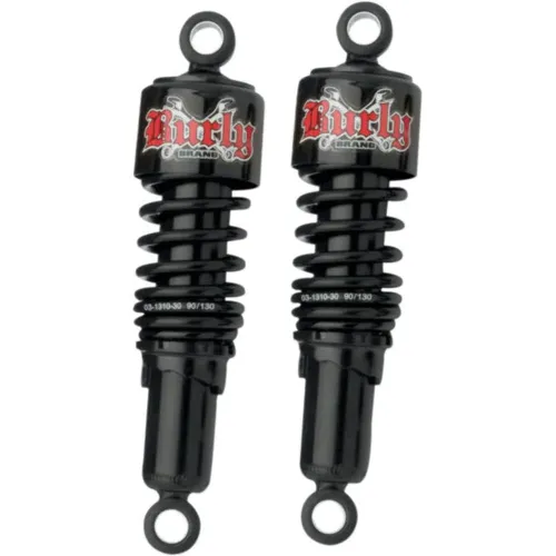 PartzBiz HD: 3446701-Burly Brand Black 10.5″” Slammer ลดแรงกระแทกด้านหลังคู่ 1991-2017 Harley Dyna PartzBiz HD: 3446701-Burly Brand Black 10.5″” Slammer ลดแรงกระแทกด้านหลังคู่ 1991-2017 Harley Dyna