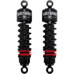 PartzBiz HD B28-1204B - Burly Brand 10.5‚” 11.5‚” Slammer Plus Shocks ลด Black Harley 84-20 Touring PartzBiz HD B28-1204B - Burly Brand 10.5‚” 11.5‚” Slammer Plus Shocks ลด Black Harley 84-20 Touring