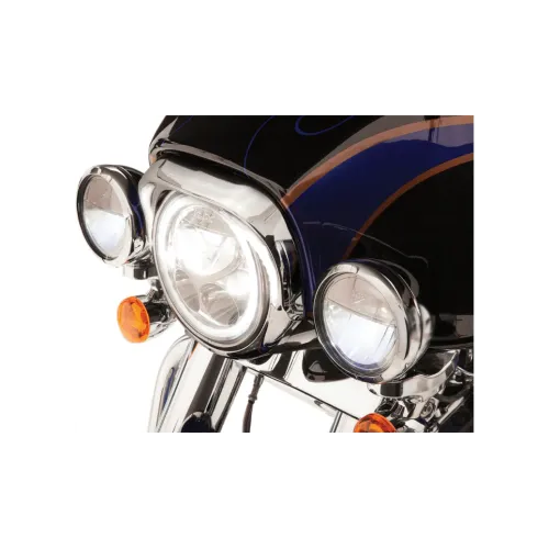PartzBiz HD: 3479248-Ciro Chrome Fang LED ไฟหน้า Bezel Plug-n-Play 1996-13 Harley Touring PartzBiz HD: 3479248-Ciro Chrome Fang LED ไฟหน้า Bezel Plug-n-Play 1996-13 Harley Touring
