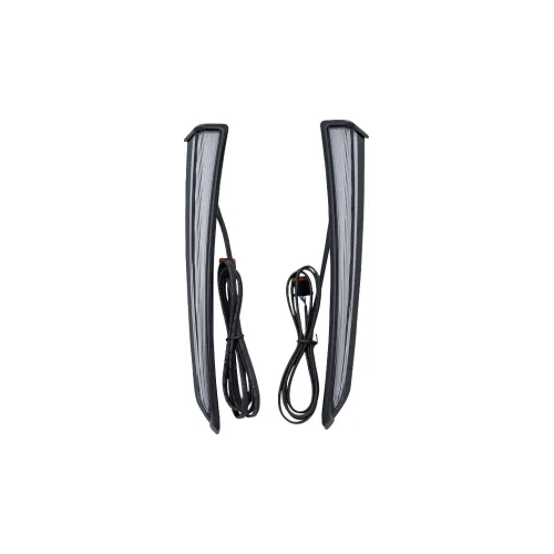 PartzBiz HD: 3482857-Ciro Fang Lower Fairing Lights Black Pair Set LED Amber Harley Touring 14-22 PartzBiz HD: 3482857-Ciro Fang Lower Fairing Lights Black Pair Set LED Amber Harley Touring 14-22