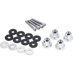 PartzBiz HD 20400 - Ciro Luggage Rack Lift Kit Chrome 1/2” Easy Install Harley Tour-Pak