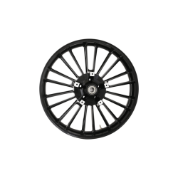 PartzBiz HD 3D-ATL213SBABST - Coastal Moto Black Atlantic Precision Wheel Rim 21 3.5 2008+ Harley Touring ABS