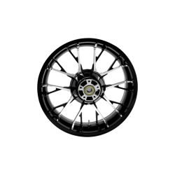 PartzBiz HD 3D-MAR185BC - Coastal Moto Black Cut Marlin Precision 18 5.5 Rear Wheel Rim 09+ Harley Touring