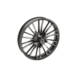 PartzBiz HD 3D-ATL213BCABST - Coastal Black Cut Atlantic Precision Wheel Rim 21 3.5 2008+ Harley Touring ABS