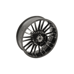 PartzBiz HD 3D-ATL185BC - Coastal Moto Black Cut Atlantic Precision Wheel Rim 18 5.5 2009+ Harley Touring