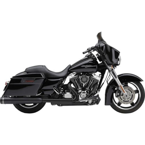 PartzBiz HD: 3481642-Cobra 4.5” Neighbor Haters Slip-On Black Muffler Exhaust 1995-16 Harley Touring