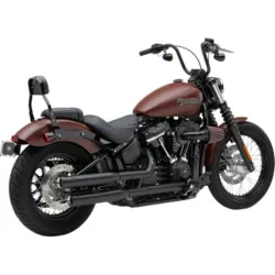 PartzBiz HD 6048B - Cobra Black 3-3.25” Neighbor Hater Slip-On Mufflers Pipes Harley Softail M8 18+ PartzBiz HD 6048B - Cobra Black 3-3.25” Neighbor Hater Slip-On Mufflers Pipes Harley Softail M8 18+