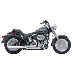 PartzBiz HD 6422 - Cobra Chrome Power Pro HP 2 Into 1 Pipe Exhaust System Harley 2012-2017 Softail PartzBiz HD 6422 - Cobra Chrome Power Pro HP 2 Into 1 Pipe Exhaust System Harley 2012-2017 Softail