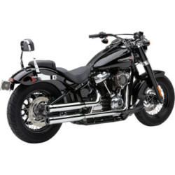 PartzBiz HD 6058 - Cobra Chrome RPT 3” Slip-On Mufflers Straight Cut Pipes Harley Softail M8 18+ PartzBiz HD 6058 - Cobra Chrome RPT 3” Slip-On Mufflers Straight Cut Pipes Harley Softail M8 18+