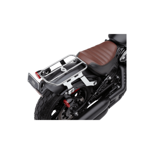 PartzBiz HD: 3482805-Cobra Detachable Luggage Rack Solo Seat Chrome Each Indian Bobber 18-22 PartzBiz HD: 3482805-Cobra Detachable Luggage Rack Solo Seat Chrome Each Indian Bobber 18-22