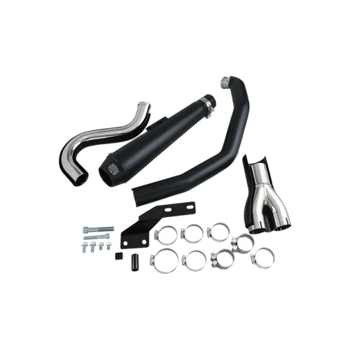 PartzBiz HD: 3483465-Cobra El Diablo 2:1 Exhaust Header Pipe Black 4” Megaphone Harley Softail 00-06 PartzBiz HD: 3483465-Cobra El Diablo 2:1 Exhaust Header Pipe Black 4” Megaphone Harley Softail 00-06