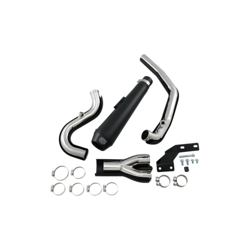 PartzBiz HD: 3483432-Cobra El Diablo 2:1 Exhaust Header Pipe Black 4” Megaphone Harley Softail 07-11 PartzBiz HD: 3483432-Cobra El Diablo 2:1 Exhaust Header Pipe Black 4” Megaphone Harley Softail 07-11
