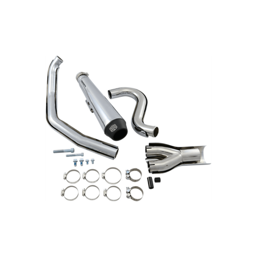 PartzBiz HD: 3483463-Cobra El Diablo 2:1 Exhaust Header Pipe Chrome 4” Megaphone Harley Softail 00-06 PartzBiz HD: 3483463-Cobra El Diablo 2:1 Exhaust Header Pipe Chrome 4” Megaphone Harley Softail 00-06