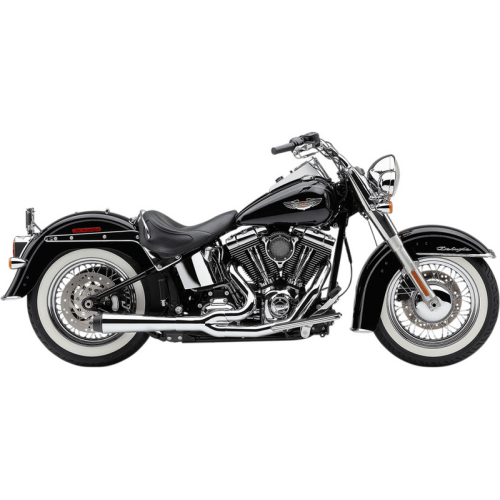 PartzBiz HD: 3483428-Cobra El Diablo 2:1 Exhaust Header Pipe Chrome 4” Megaphone Harley Softail 12-17 PartzBiz HD: 3483428-Cobra El Diablo 2:1 Exhaust Header Pipe Chrome 4” Megaphone Harley Softail 12-17