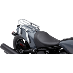 PartzBiz HD 502-2512 - Cobra Solo Seat Rear Detachable Luggage Rack Chrome Hardware Indian Chief 2022 PartzBiz HD 502-2512 - Cobra Solo Seat Rear Detachable Luggage Rack Chrome Hardware Indian Chief 2022