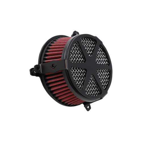PartzBiz HD: 3489761-Cobra Spoke Air Cleaner Filter Intake Kit Black Aluminum Harley Big Twin 99-17 PartzBiz HD: 3489761-Cobra Spoke Air Cleaner Filter Intake Kit Black Aluminum Harley Big Twin 99-17