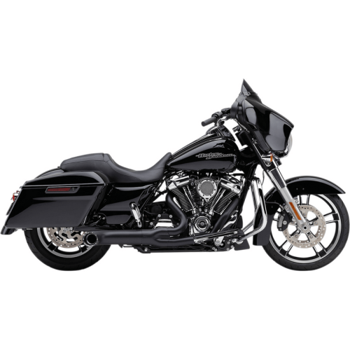 PartzBiz HD: 3489422-Cobra Turn Out 2 into 1 Exhaust Header Black Heat Shield 4” Harley Touring 17+ PartzBiz HD: 3489422-Cobra Turn Out 2 into 1 Exhaust Header Black Heat Shield 4” Harley Touring 17+