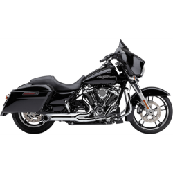 PartzBiz HD 6271-1 - Cobra Turn Out 2 into 1 Exhaust Header Chrome Heat Shield 4” Harley Touring 17+ PartzBiz HD 6271-1 - Cobra Turn Out 2 into 1 Exhaust Header Chrome Heat Shield 4” Harley Touring 17+
