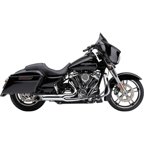 PartzBiz HD: 3489420-Cobra Turn Out 2 into 1 Exhaust Header Chrome Heat Shield 4” Harley Touring 17+ PartzBiz HD: 3489420-Cobra Turn Out 2 into 1 Exhaust Header Chrome Heat Shield 4” Harley Touring 17+
