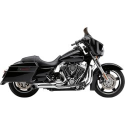 PartzBiz HD 6270-1 - Cobra TurnOut 2 into 1 Exhaust Header Chrome Heat Shield 4” Harley Touring 09-16 PartzBiz HD 6270-1 - Cobra TurnOut 2 into 1 Exhaust Header Chrome Heat Shield 4” Harley Touring 09-16