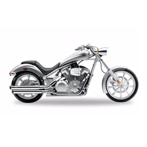 PartzBiz HD: 3446597-Cobra Chrome 3” Mufflers Exhaust Pipes 2010-2016 Honda Fury Stateline Sabre