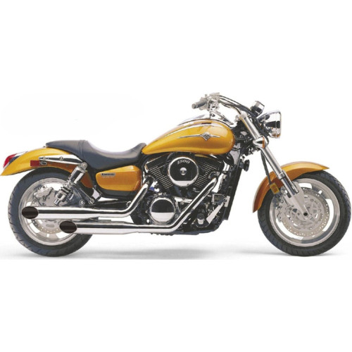 PartzBiz HD: 3446636-Cobra Chrome Classic Deluxe Slashcut Exhaust Kawasaki Vulcan Classic Meanstreak
